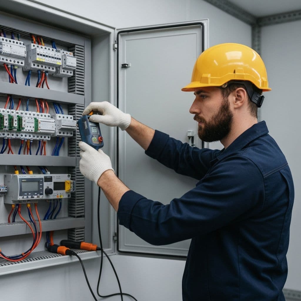 INC Unlimited registered electrician performing electrical COC inspection in Pretoria, Gauteng